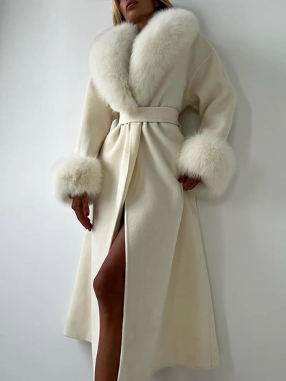 Lynsrea - Fur Wool Jacket