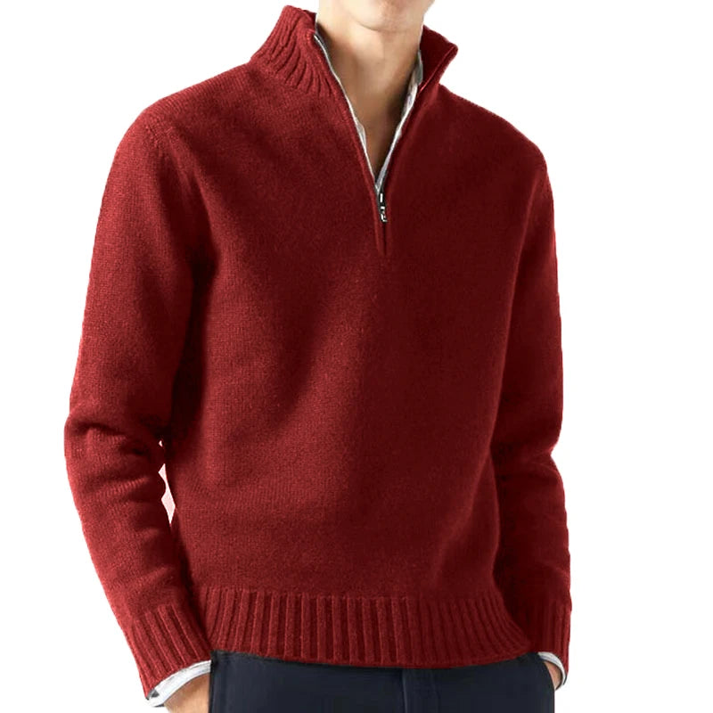 Alverique - Wool Quarter Zip