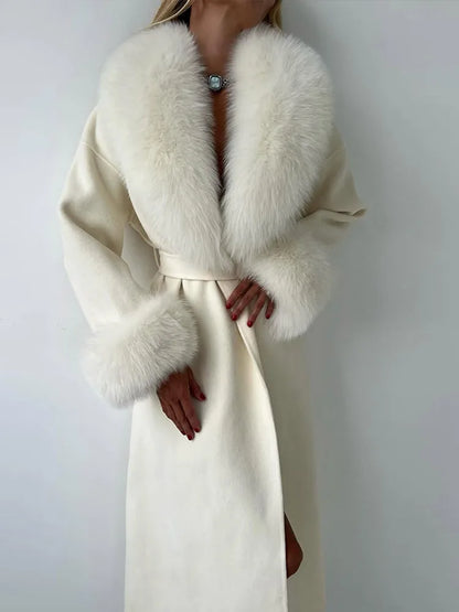 Lynsrea - Fur Wool Jacket