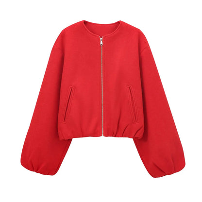 Ardenique - Cropped Bomber Jacket