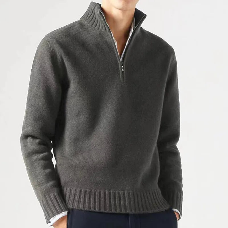 Alverique - Wool Quarter Zip