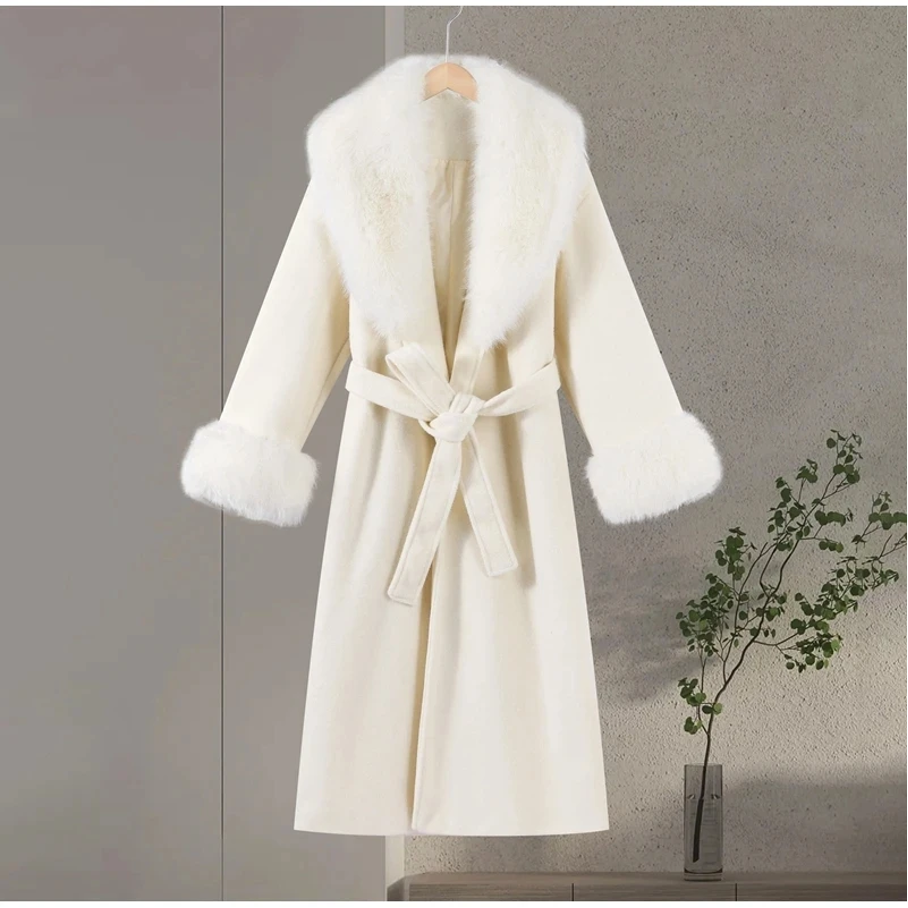 Lynsrea - Fur Wool Jacket