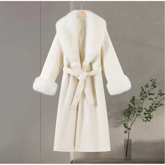 Lynsrea - Fur Wool Jacket