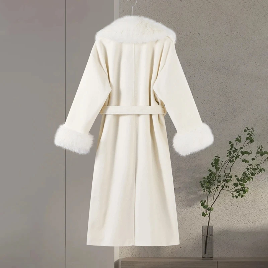 Lynsrea - Fur Wool Jacket